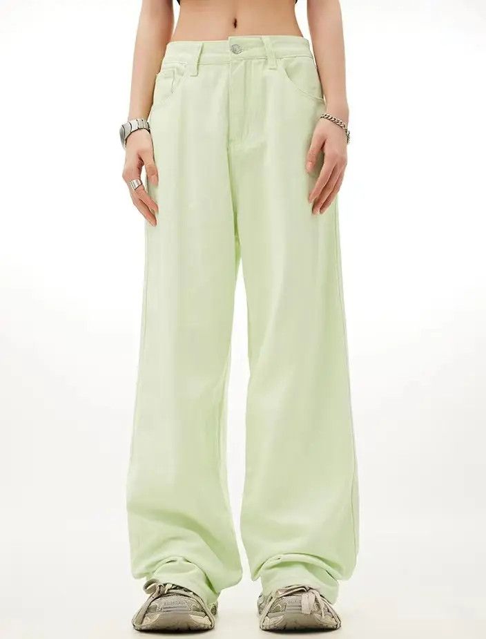 Japanese Brand × Jean Summer Dopamine Loose Casual Pants Size US 31 - 1 Thumbnail