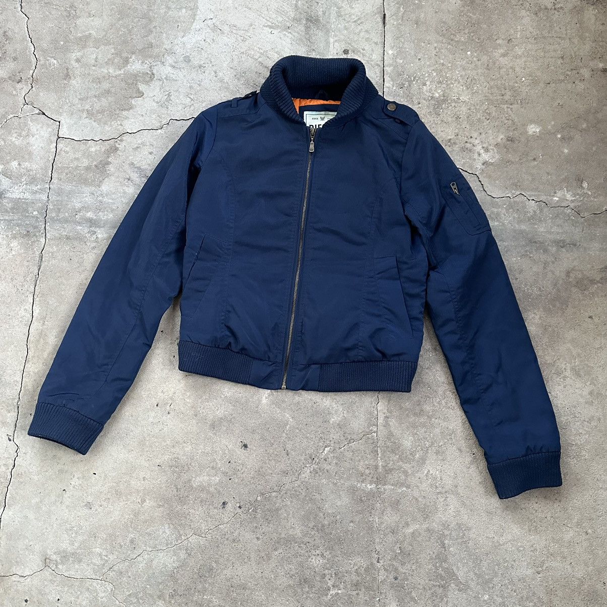 Diesel Diesel VNTG Avant Garde Y2K Zip Bomber Jacket Size S / US 4 / IT 40 - 2 Thumbnail