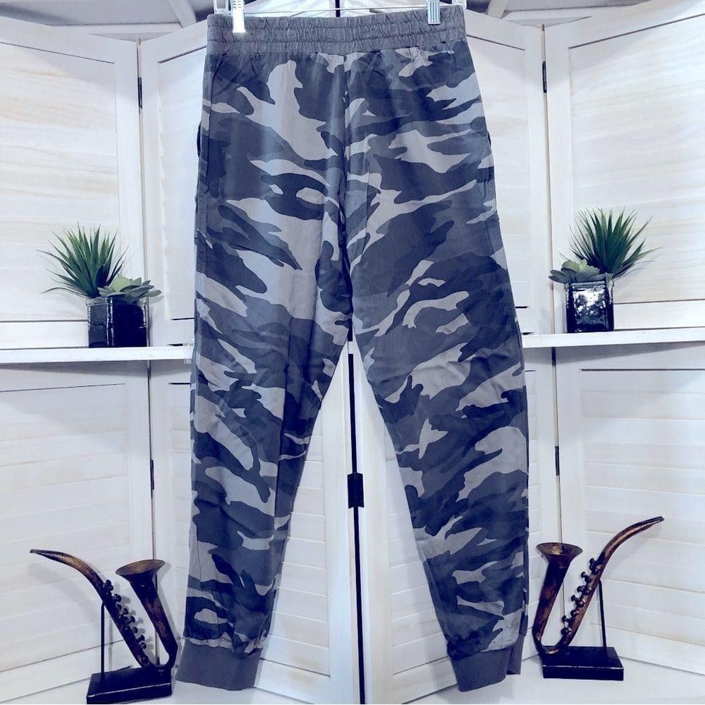 Splendid NWOT Splendid army camuflaje high rise jogger pants Sz S Size 27" / US 4 / IT 40 - 3 Thumbnail