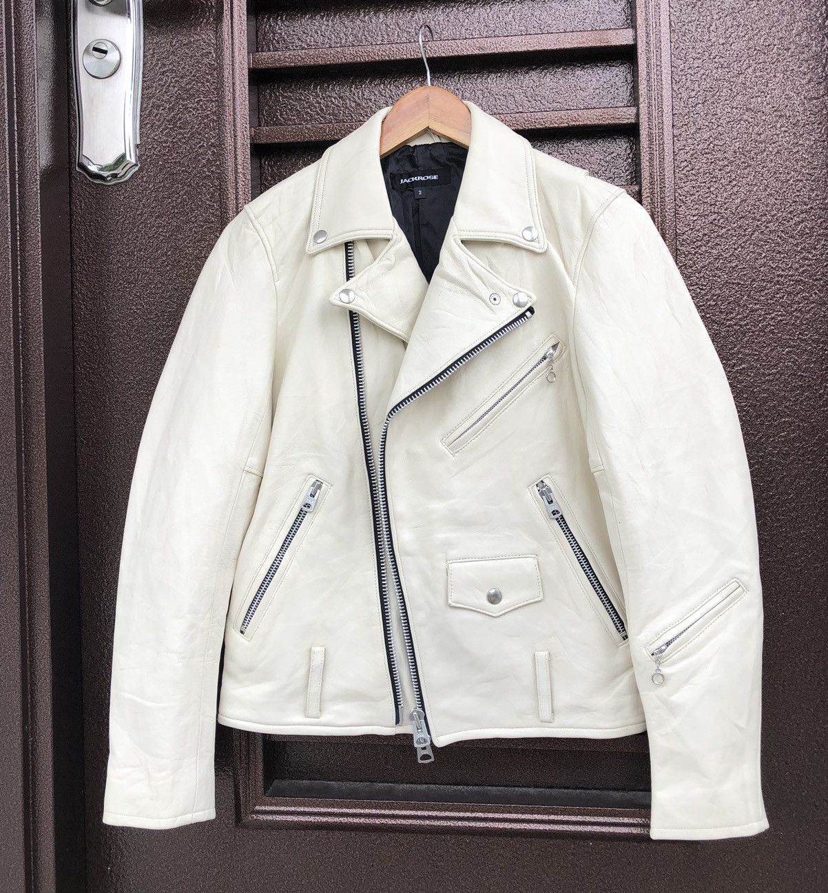 JACKROSE Jackrose Sheepskin Leather Rider's Jacket Size US S / EU 44-46 / 1 - 3 Thumbnail