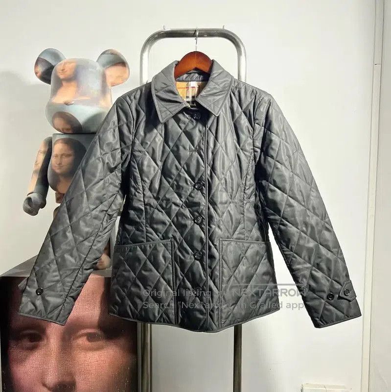 Burberry Burberry Black Quilted Men's Jacket. Size US L / EU 52-54 / 3 - 1 Thumbnail
