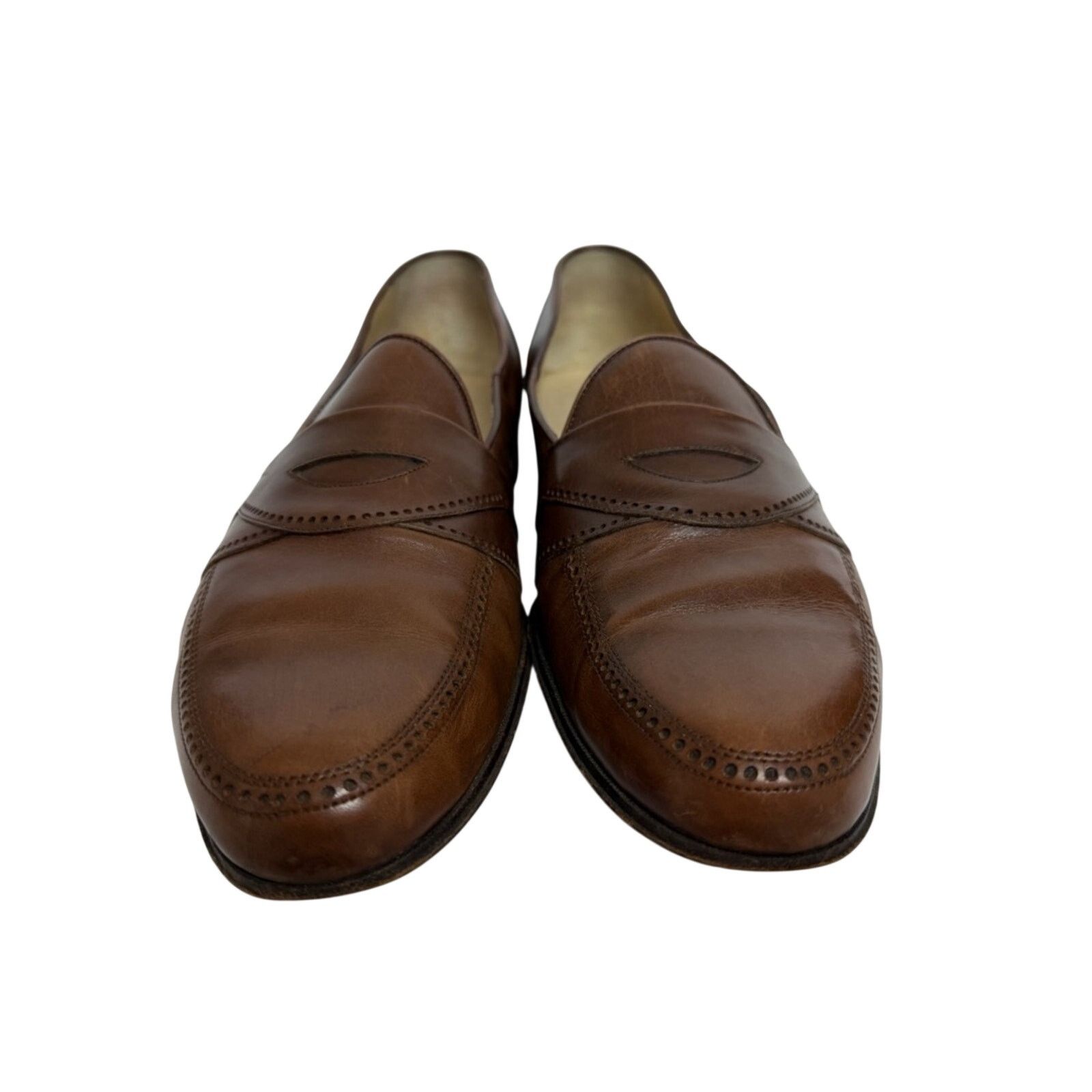 Bloomingdale's The Men's Store at Bloomingdale's Handmade Penny Loafers Size US 11 / EU 44 - 5 Thumbnail
