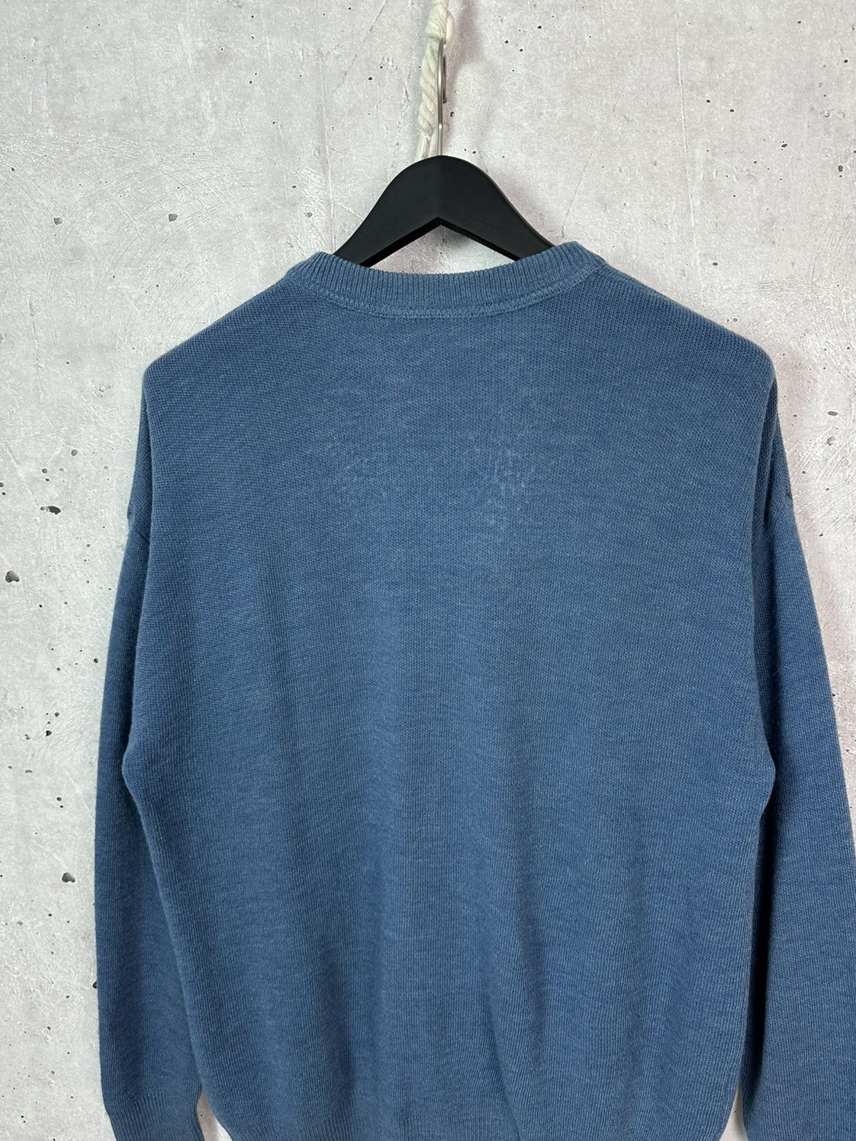 Lacoste × Vintage Lacoste Chemise Vintage Made in France Blue Knit Sweater Size US L / EU 52-54 / 3 - 7 Thumbnail
