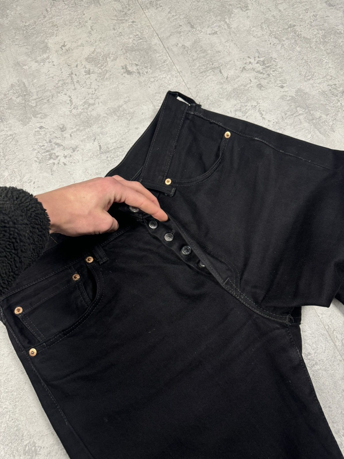 Levi's Levis 501 Black Jeans Size 33/34 Size US 33 - 13 Thumbnail