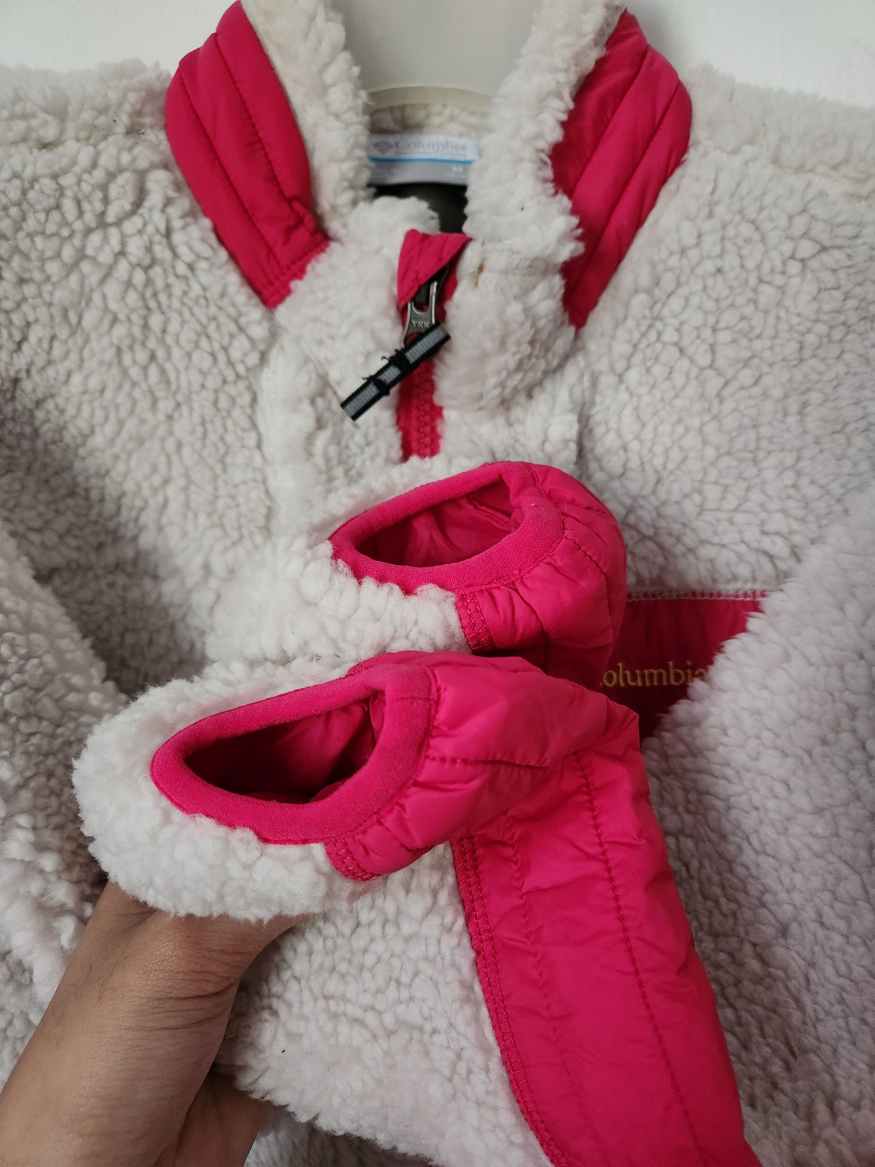Columbia Columbia Wool Jacket Pink Size M / US 6-8 / IT 42-44 - 5 Thumbnail