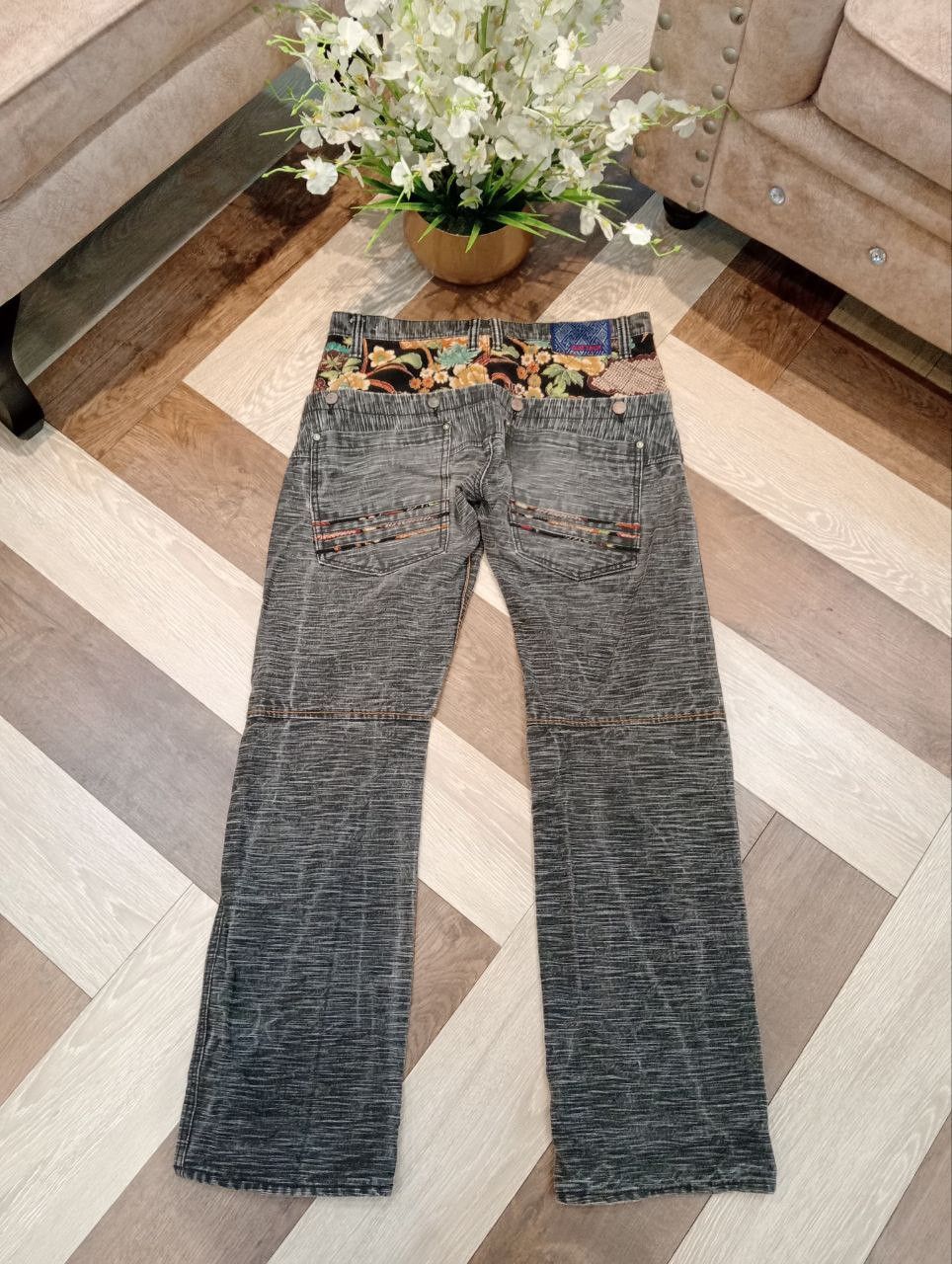 Japanese Brand JAPANESE BLUE TRICK DOUBLE WAIST SUKAJAN JEANS - SIZE 3 Size US 34 / EU 50 - 12 Thumbnail