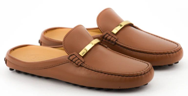 Tod's o1s22i1n0325 Calfskin Slip-on Loafers in Brown Size US 6 / IT 36 - 3 Thumbnail