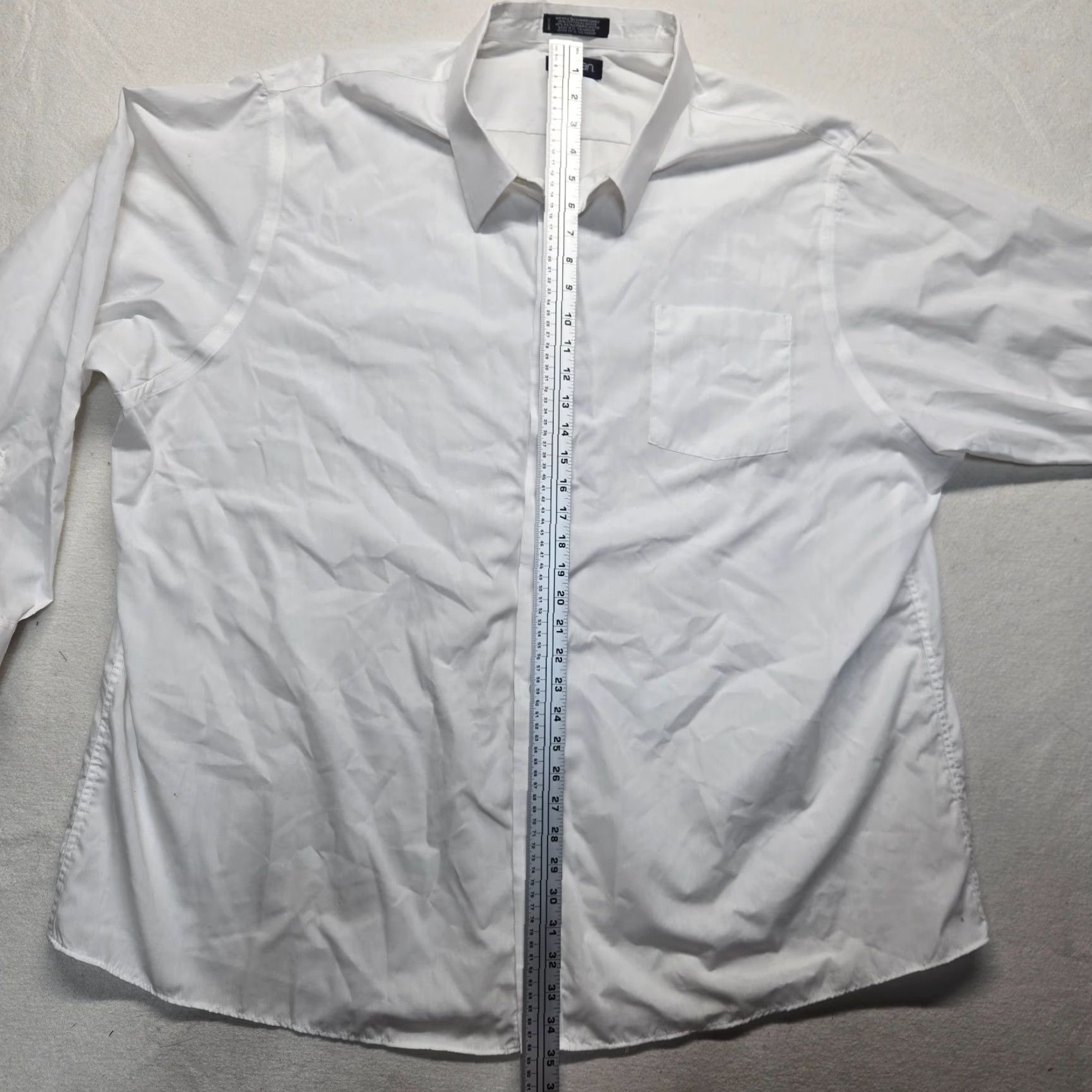 white french cuff dress shirts White Twill French Cuff Dress Shirt 34/35 / 17