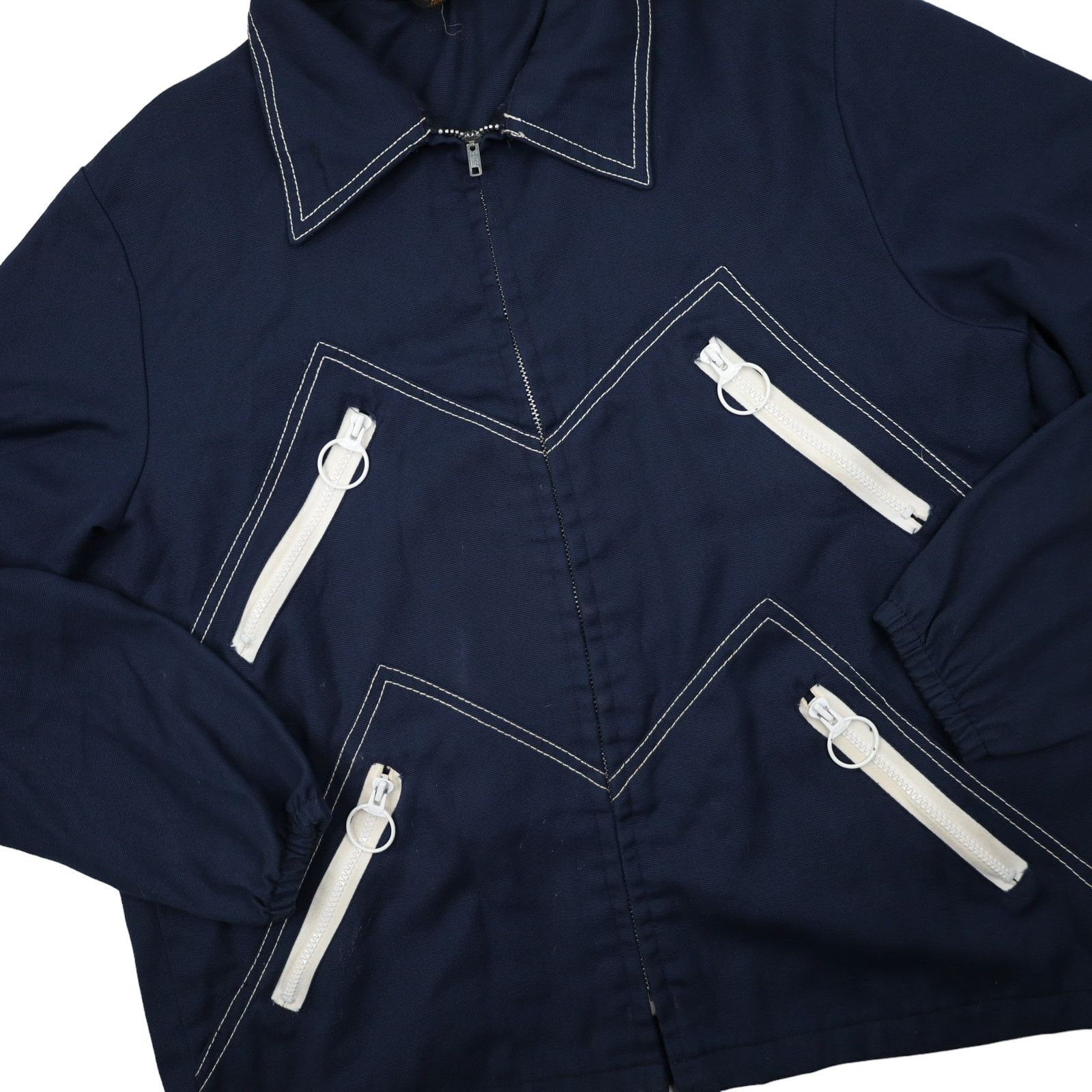 Vintage Vintage Sir Jac Multi Zipper Shirt Jacket Size US L / EU 52-54 / 3 - 3 Thumbnail