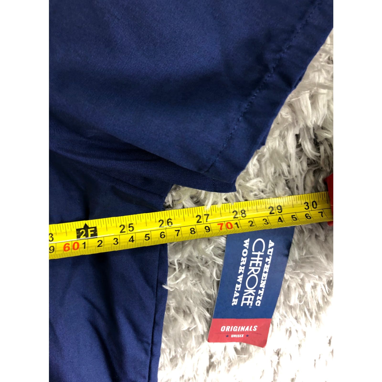 Cherokee Cherokee Scrubs Top Unisex XL Blue Cotton Polyester NWOT Medical Shirt Mens / Womens Size US XL / EU 56 / 4 - 2 Thumbnail
