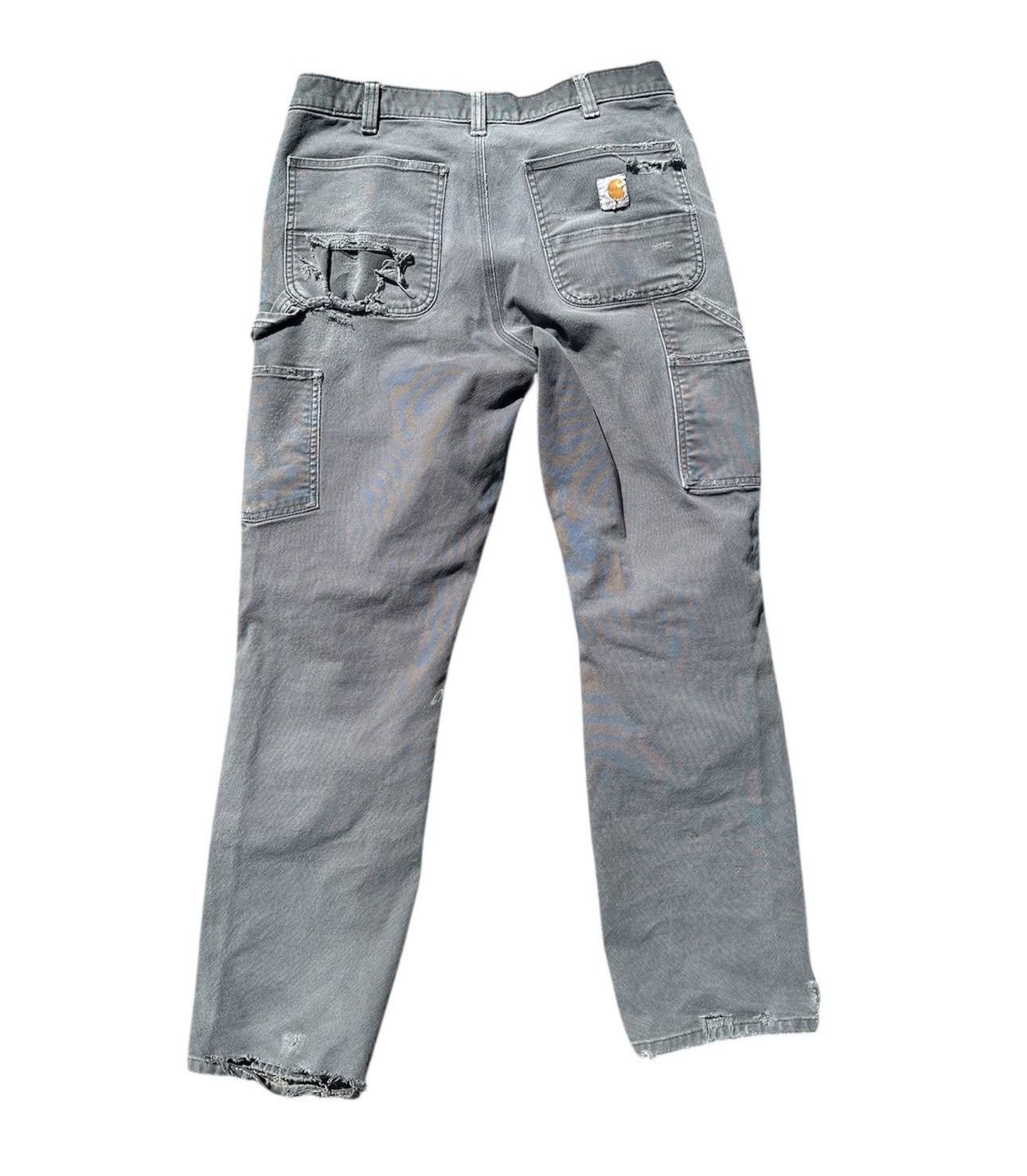 Carhartt Vintage Thrashed Carhartt double knees pants Size US 34 / EU 50 - 2 Thumbnail