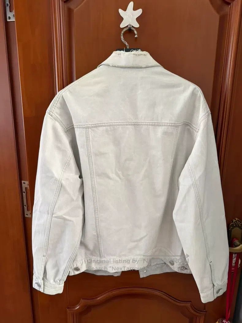 Balenciaga Balenciaga White denim jacket Size XS / US 0-2 / IT 36-38 - 2 Thumbnail