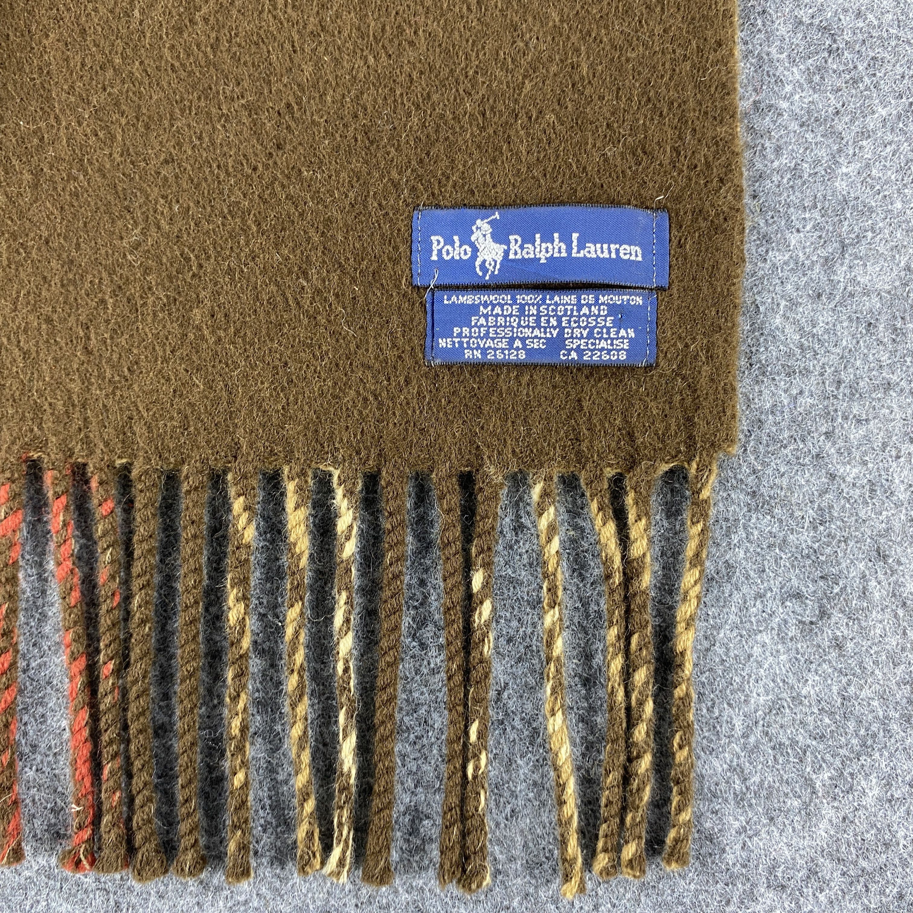 Polo Ralph Lauren × Vintage Polo Ralph Lauren Scarf # Muffler # Neckwear # D615 Size ONE SIZE - 2 Thumbnail