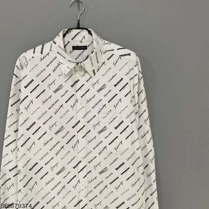 Balenciaga Balenciaga size 37 Multi-element logo long-sleeve shirt Size US XS / EU 42 / 0 - 2 Thumbnail