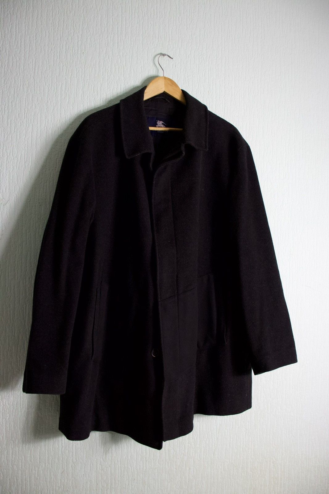 Burberry Burberry London 1998 Vintage Overcoat Wool & Cashmere Blend Size US XL / EU 56 / 4 - 4 Thumbnail