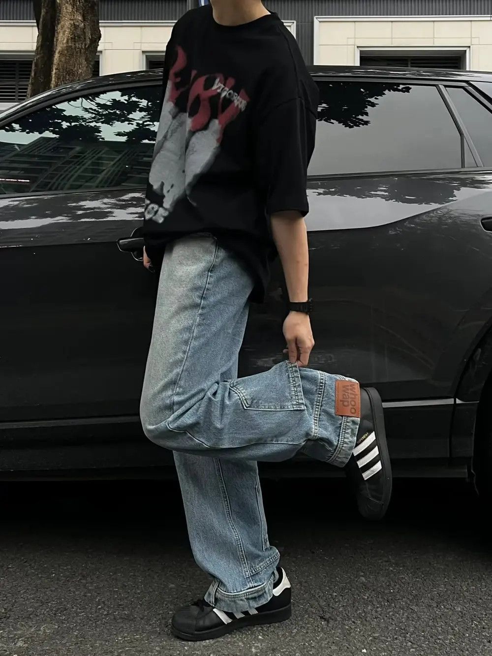 Japanese Brand × Jean Blue Inverted Denim Jeans Size US 32 / EU 48 - 3 Thumbnail