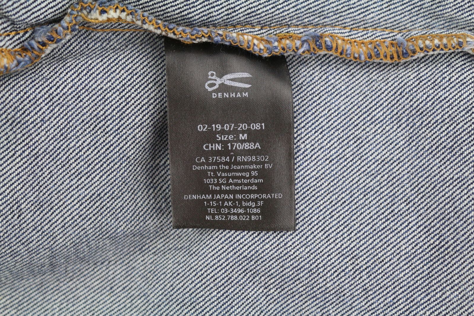 DENHAM CENTURY TRUCKER M Denim Blue Washed Oversized Jacket 85715 Size M / US 6-8 / IT 42-44 - 7 Thumbnail
