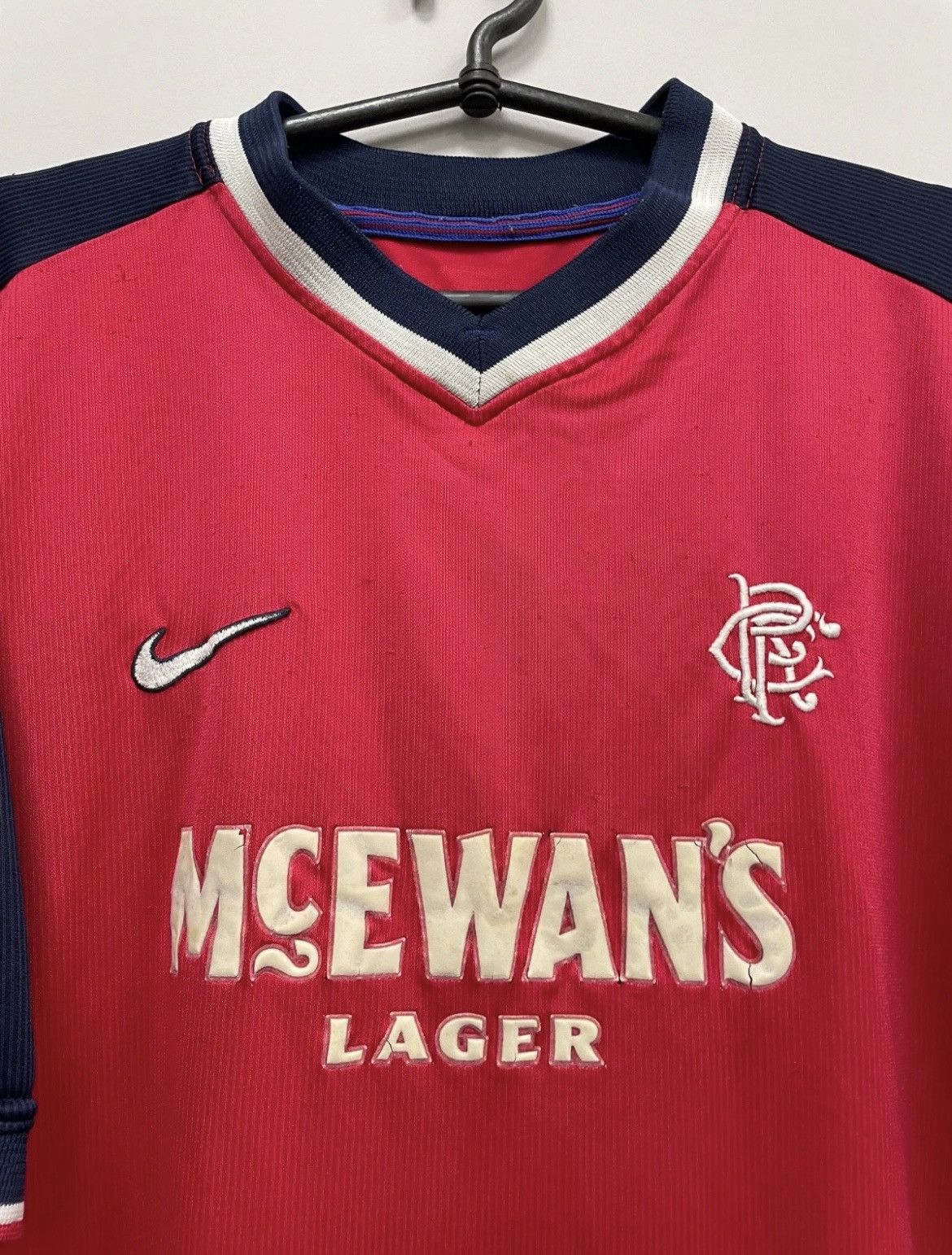 Nike Glasgow Rangers FC 1998/1999 Away Football Shirt Jersey Nike Size US XL / EU 56 / 4 - 3 Thumbnail