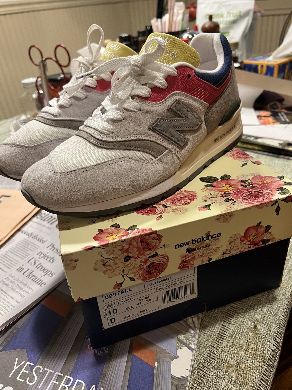 Aime Leon Dore × New Balance Aime Leon Dore New Balance 997 Canary Yellow Size US 10 / EU 43 - 2 Thumbnail