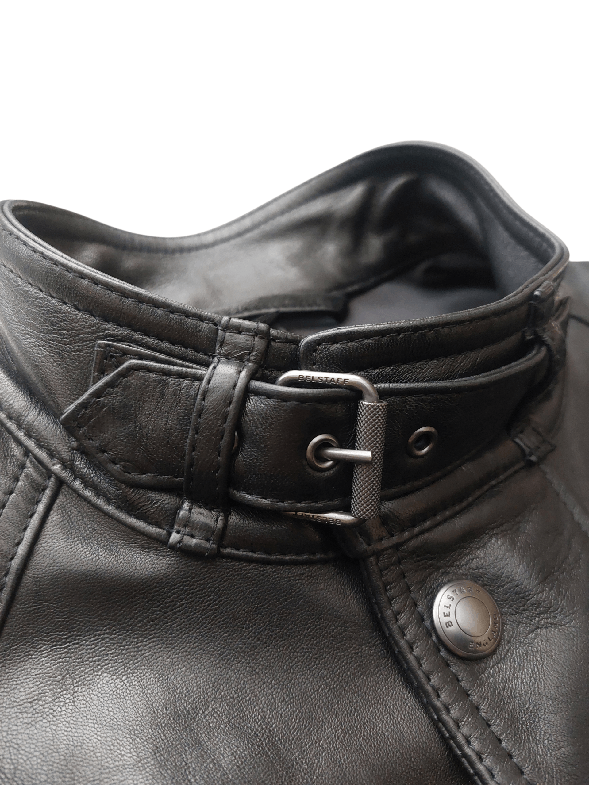 Belstaff Belstaff Woodbridge Black Leather Jacket Size US XL / EU 56 / 4 - 5 Thumbnail