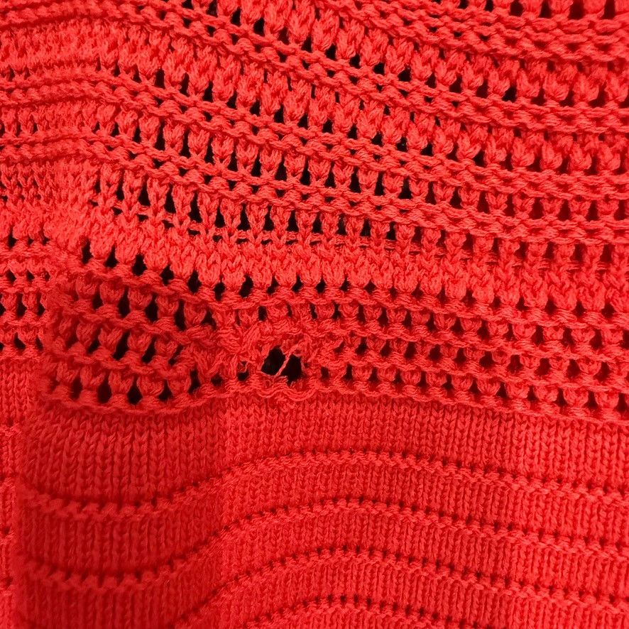 Ronny Kobo Ronny Kobo x RTR Crochet Dress in Orange, Size M Size M / US 6-8 / IT 42-44 - 6 Thumbnail