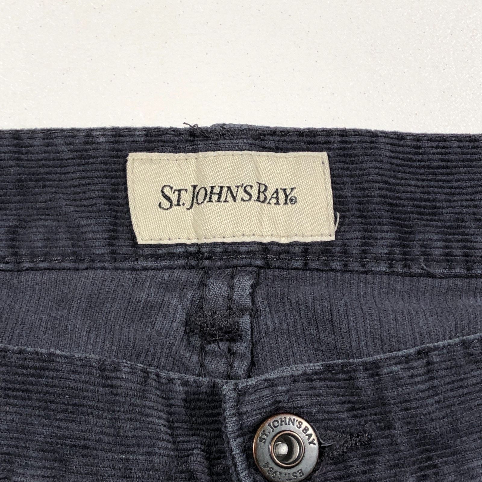 St. Johns Bay St. John's Bay Dark Navy Corduroy Pants Jeans Size 34x30 B7 Size US 34 / EU 50 - 4 Thumbnail
