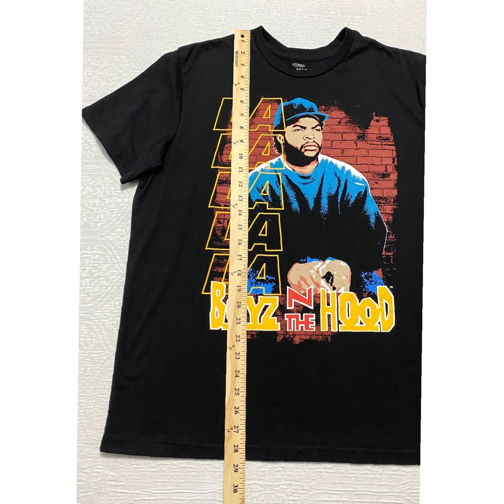 Vintage Hybrid Apparel Graphic T Shirt Men's Size XL Black Boyz N The Hood Size US XL / EU 56 / 4 - 4 Thumbnail