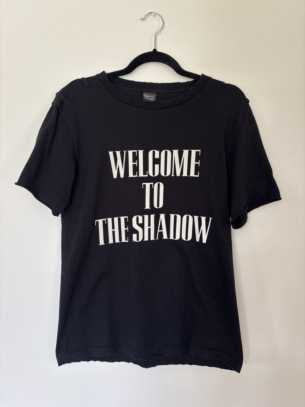 number nine welcome to the shaddow期 06ss Number (N)ine Sz 2 Number Nine 06SS Welcome to shadow Tee