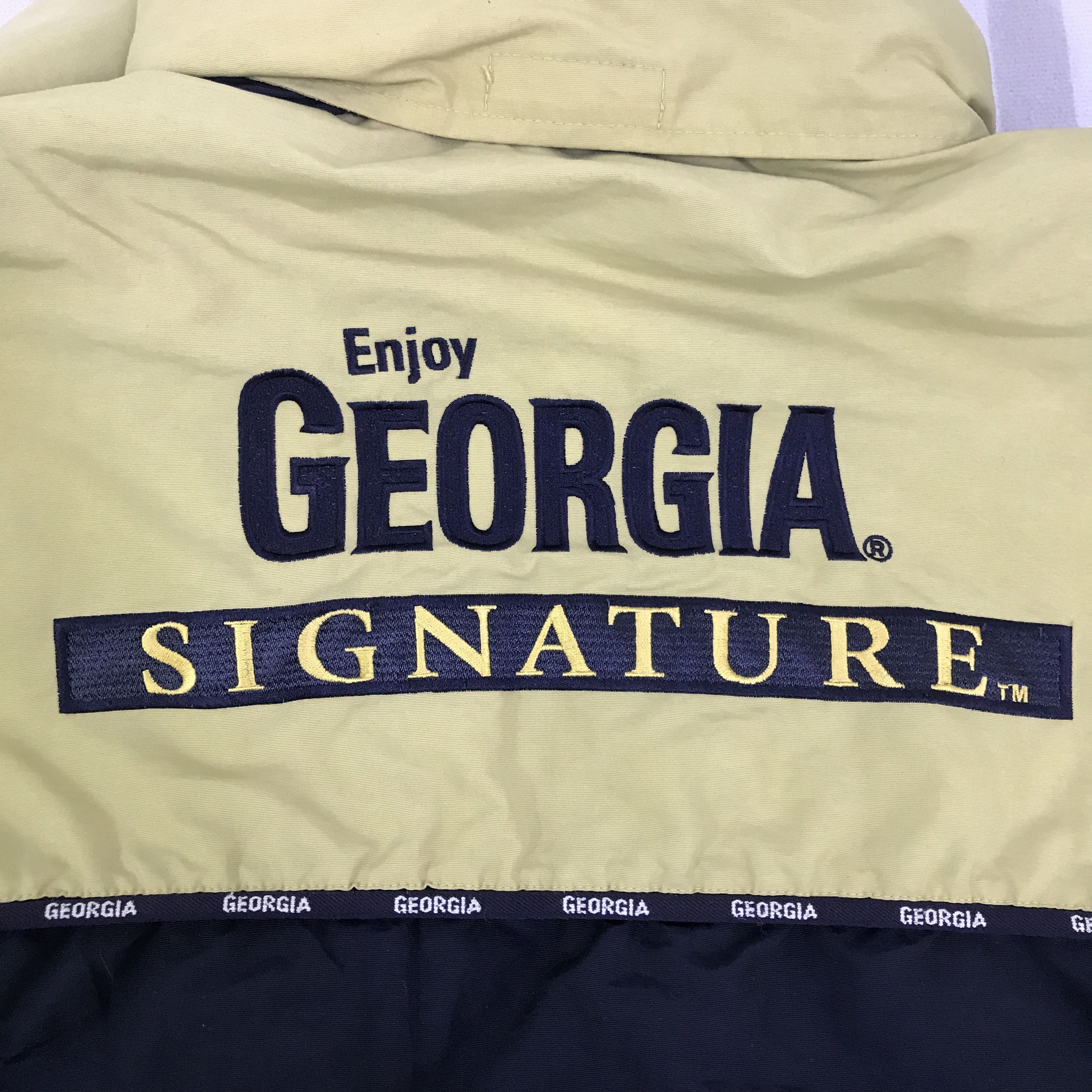 Japanese Brand Vintage Enjoy Georgia Signature Jacket K92B18 Size US L / EU 52-54 / 3 - 10 Thumbnail