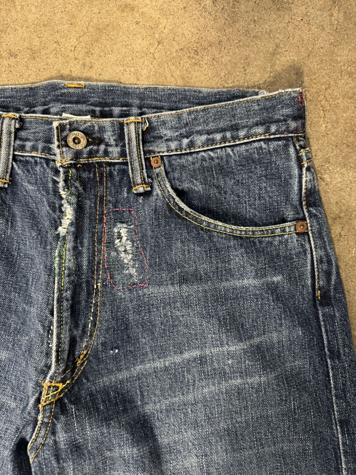 Post Overalls Post O’Alls (Overalls) Selvedge Jeans Vintage Size US 32 / EU 48 - 4 Thumbnail