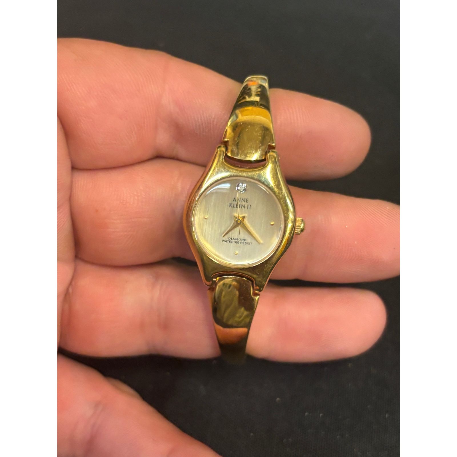 Anne Klein Anne Klein Gold Tone Women’s Watch! New Battery! Size ONE SIZE - 1 Thumbnail
