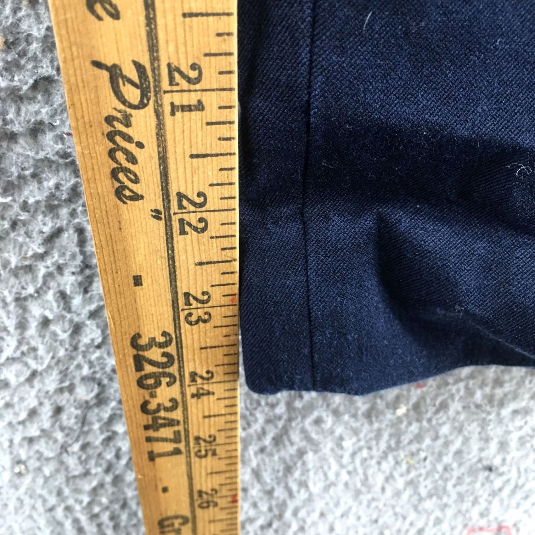 Banana Republic Banana Republic Dress Pants Womens 4P Solid Blue Mid Rise Zip Fly Pocket Casual Size 27" / US 4 / IT 40 - 7 Thumbnail