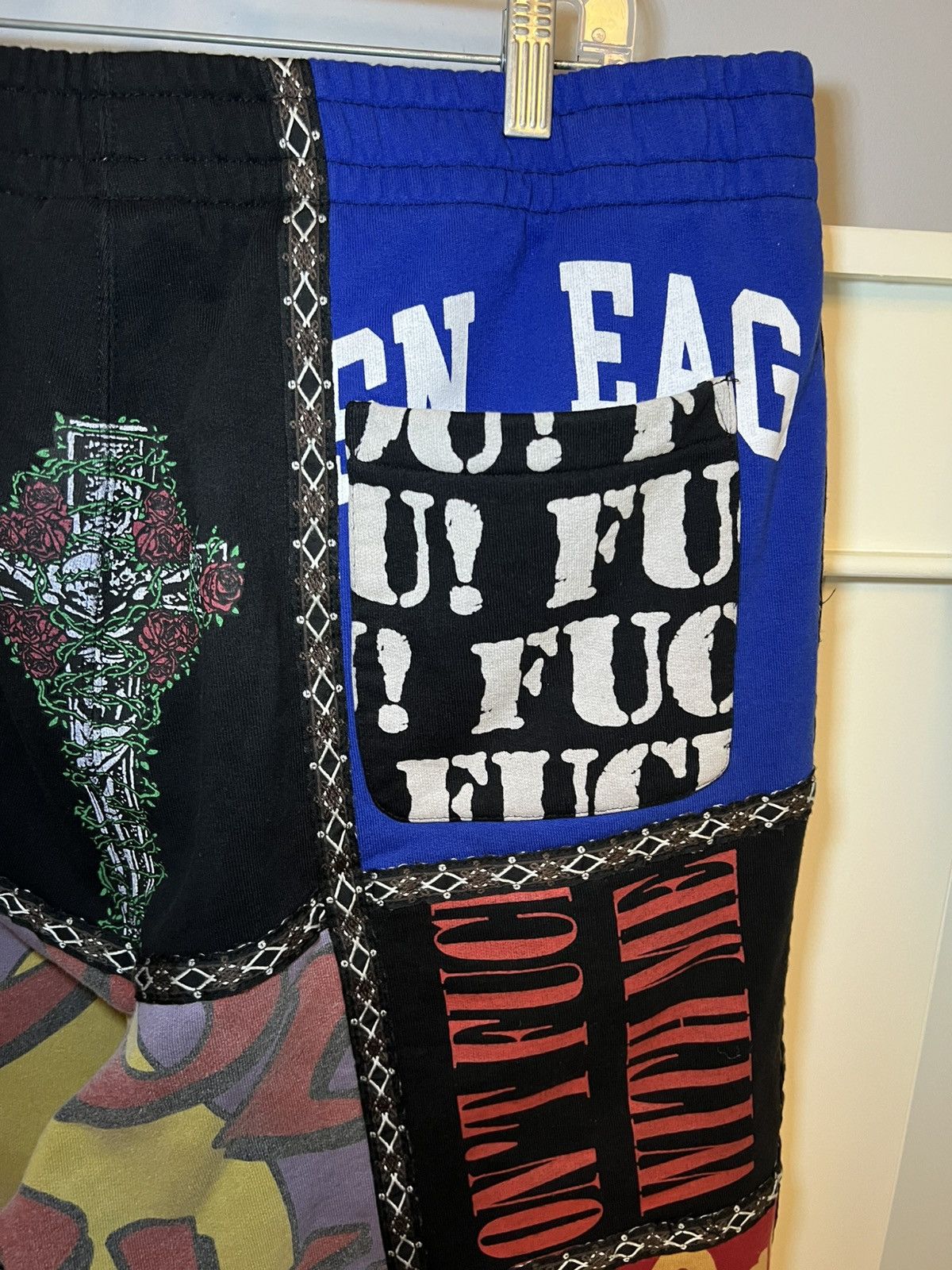 Number (N)ine × Supreme Supreme X Number (N)ine patchwork sweatpants Size US 36 / EU 52 - 9 Thumbnail
