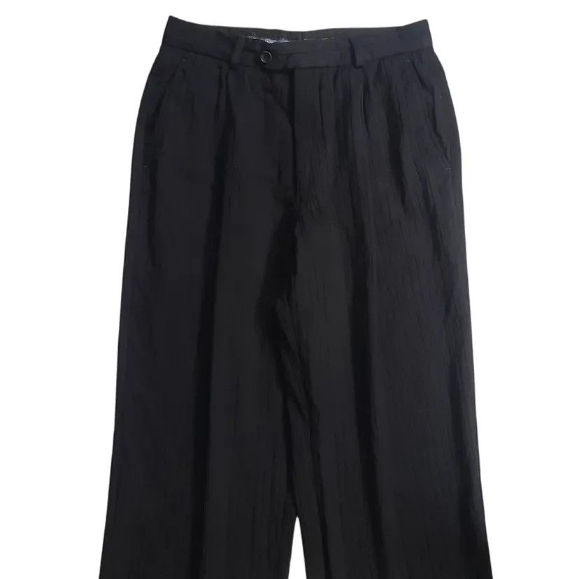 Armani Collezioni Armani Collezioni Striped Wool Blend Loose Trouser Size US 28 / EU 44 - 4 Thumbnail
