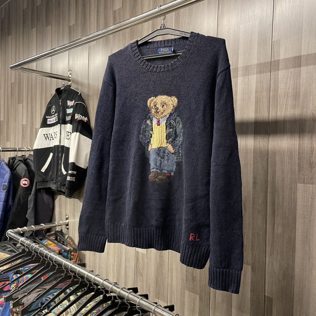 Polo Ralph Lauren Polo Ralph Lauren polo bear sweater Size US L / EU 52-54 / 3 - 3 Thumbnail