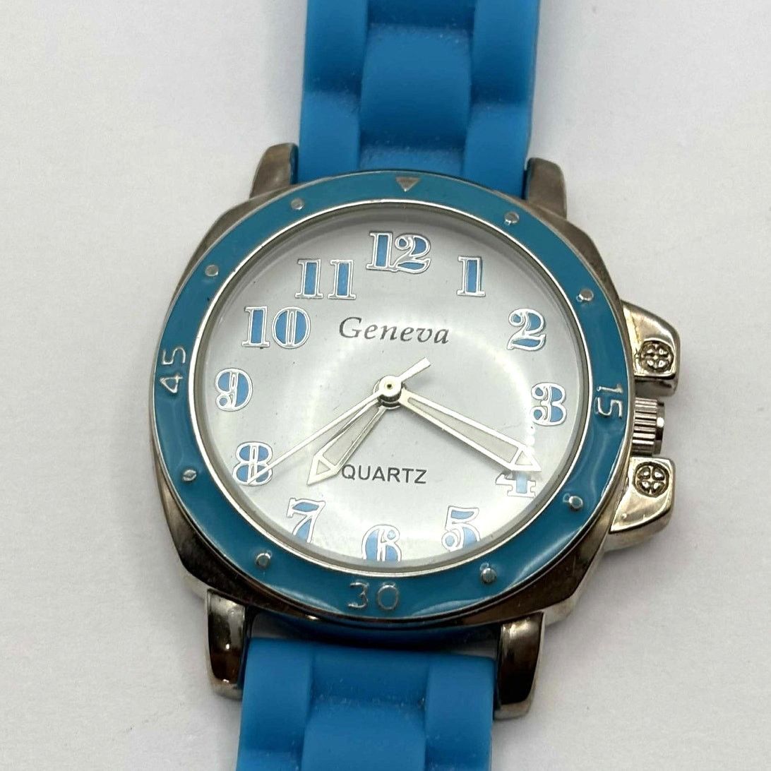 Geneva Blue & Silver Men's Watch Size ONE SIZE - 3 Thumbnail