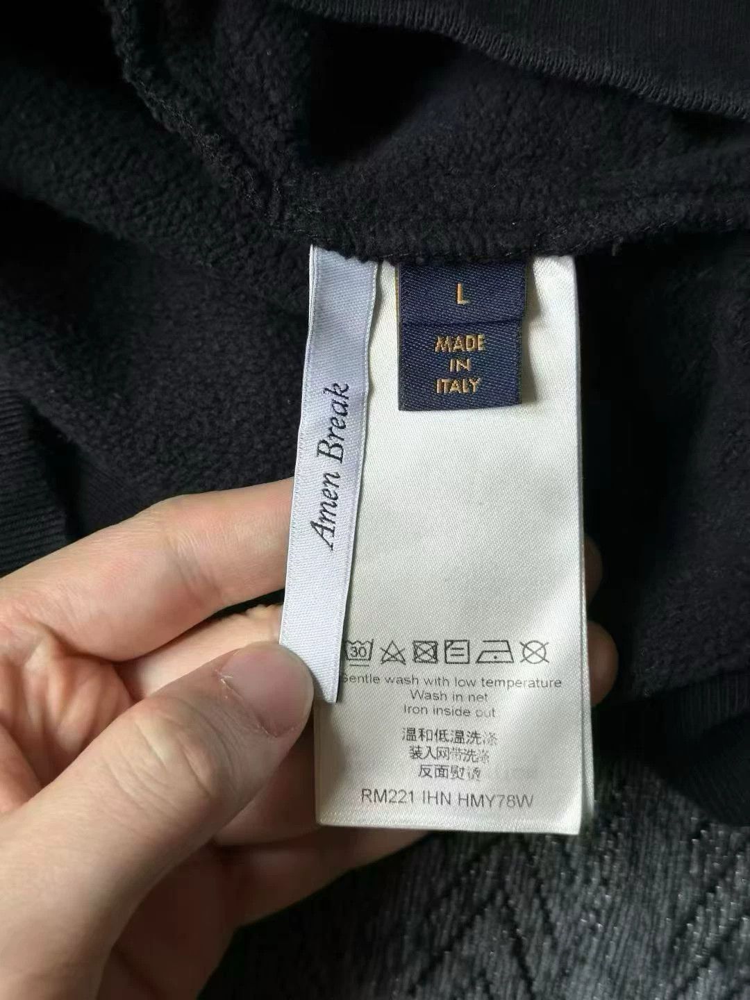 Louis Vuitton LV hoodie L 95 New no drawstring Size US L / EU 52-54 / 3 - 4 Thumbnail