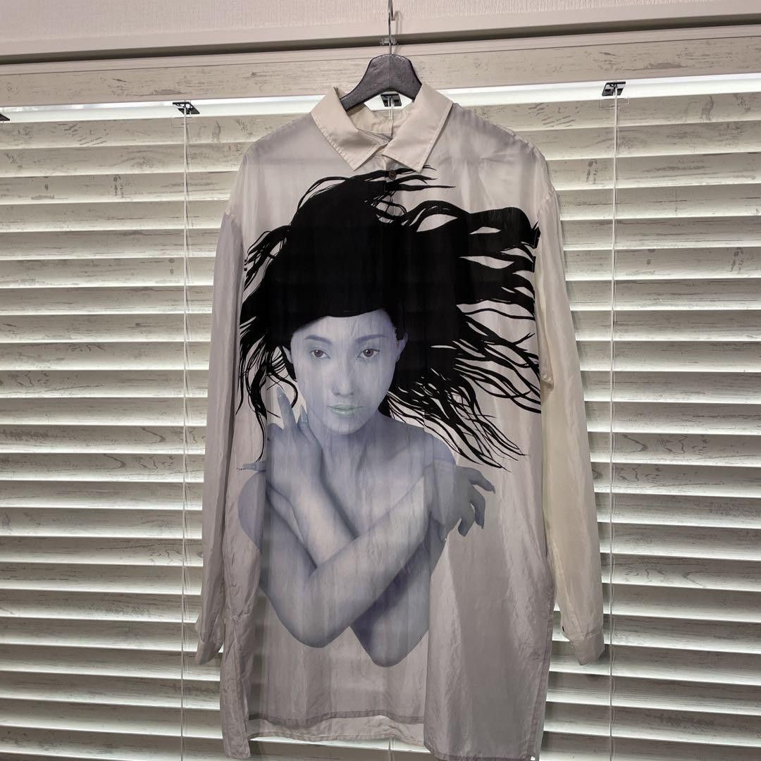 Yohji Yamamoto POUR HOMME 18ss Uchida Suzume collab silk shirts HW-B28-422 Size US L / EU 52-54 / 3 - 1 Thumbnail