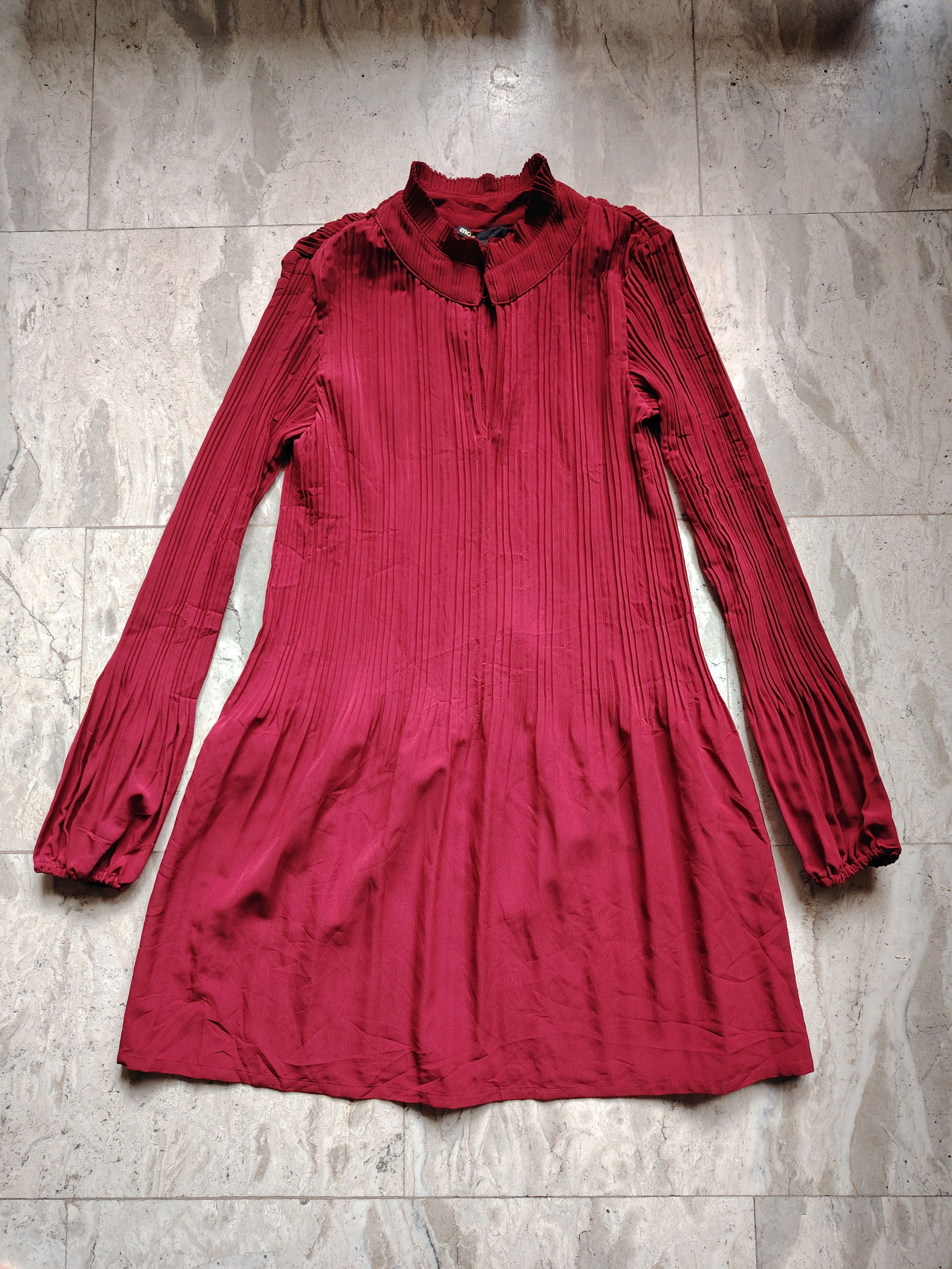 Maje Maje robe blouse plisse framboise Size M / US 6-8 / IT 42-44 - 1 Thumbnail