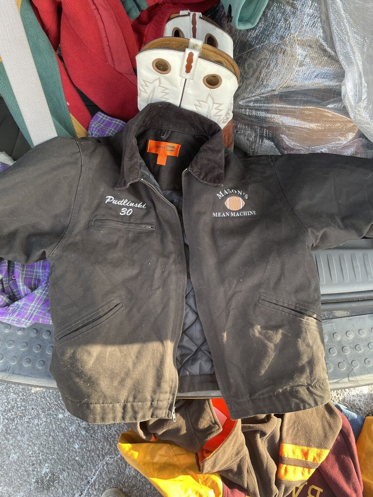 Carhartt × Vintage Conerstone Black Detroit Style Workwear Jacket Size US S / EU 44-46 / 1 - 1 Preview