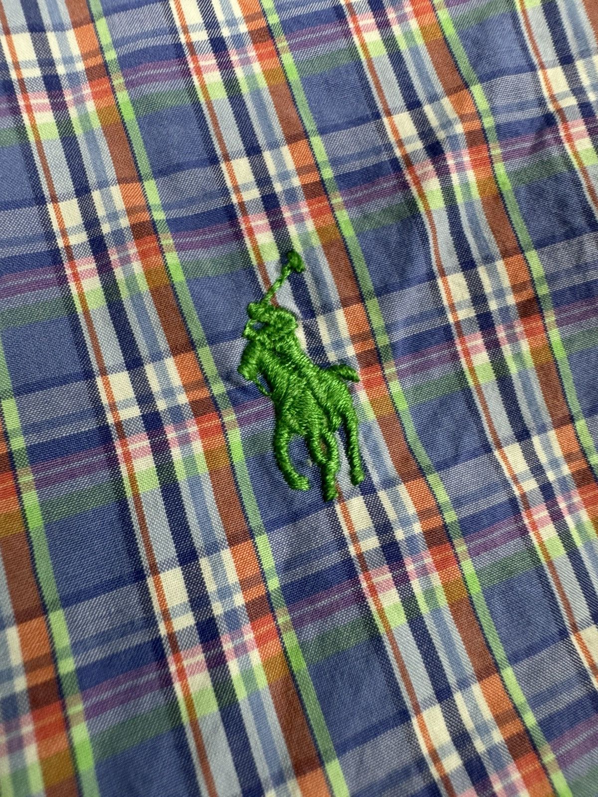 Polo Ralph Lauren × Vintage Vintage 90s Polo Ralph Lauren checked short sleeve shirt Size US L / EU 52-54 / 3 - 9 Thumbnail