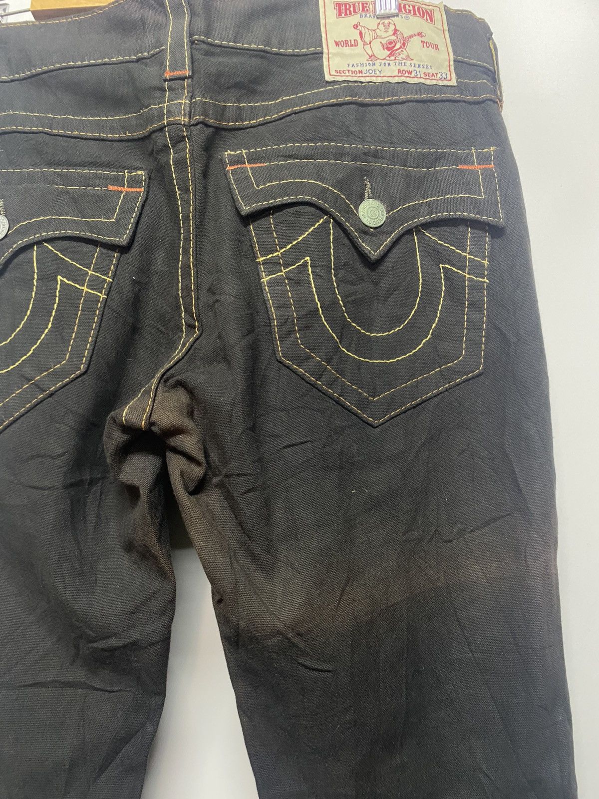 True Religion × Vintage True Religion Joey Denim Jeans Flare Bootcut Size 36" / US 14 / IT 50 - 9 Thumbnail