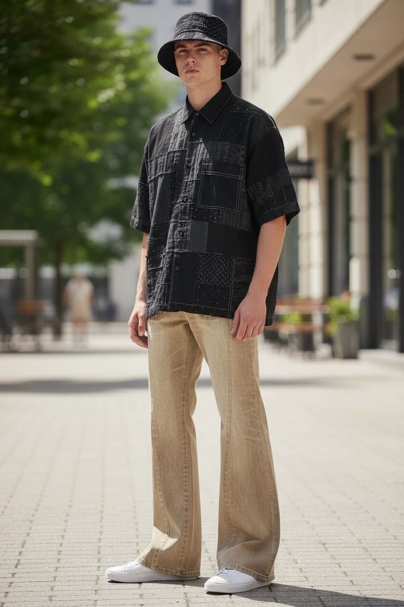 Lee FYE🔥MR LEE RIDERS Off Brown Twist Leg Flare Denim Jeans Size US 28 / EU 44 - 1 Thumbnail