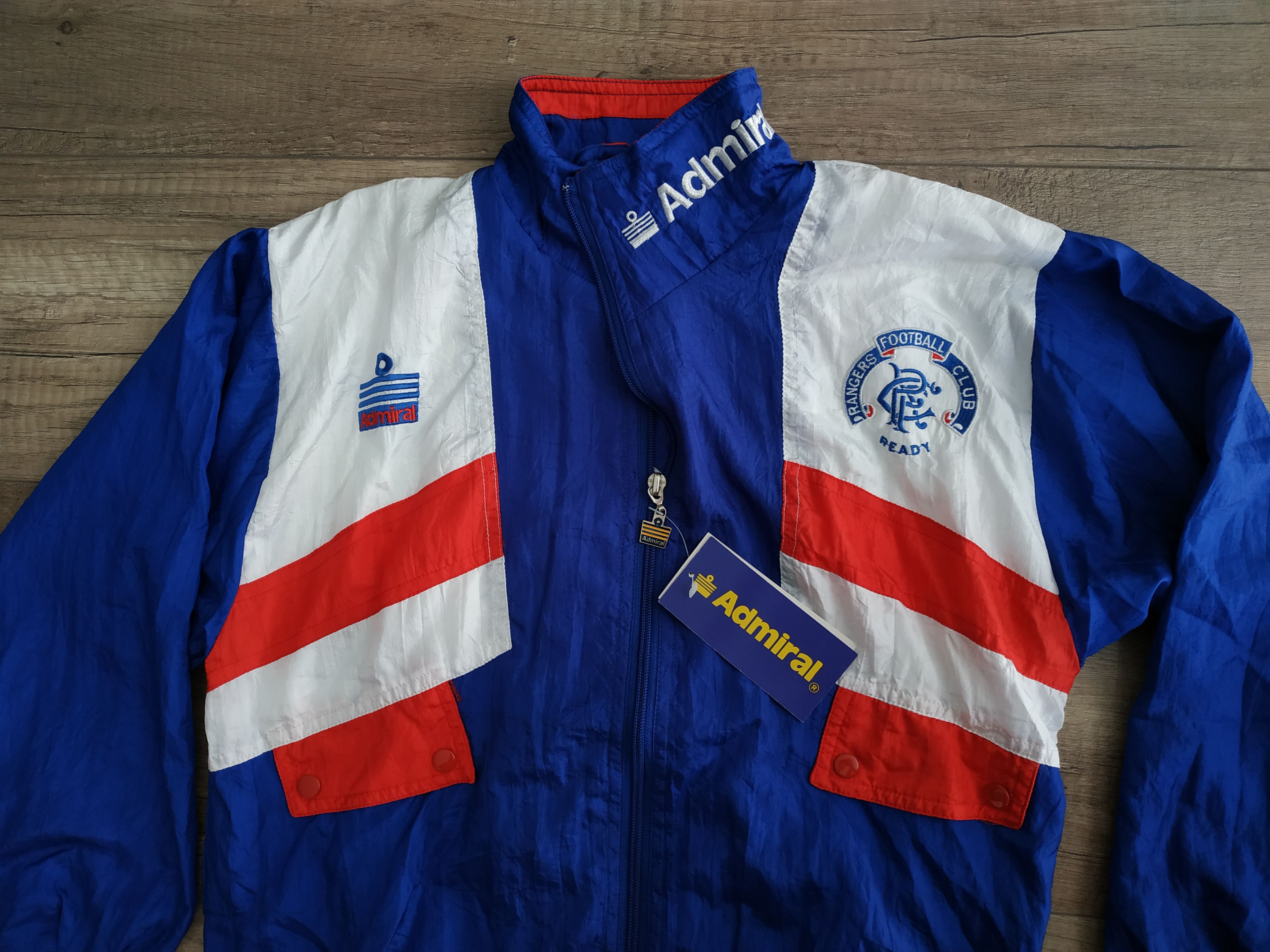 Other Admiral Glasgow Rangers 1990 Men's Vintage Jacket, s. XXS Size US XXS / EU 40 - 4 Thumbnail