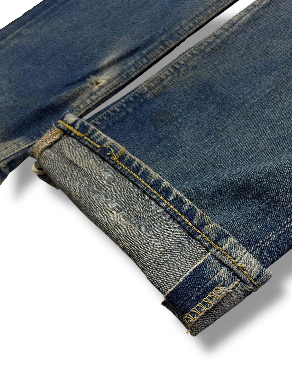 Lee Vintage Lee Union Made Lot 4101 Half Selvedge Japanese Denim Size US 31 - 8 Thumbnail