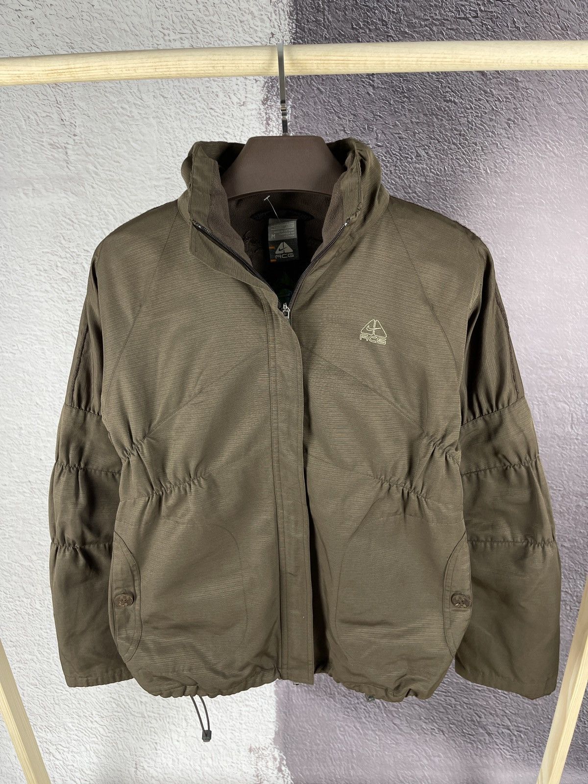 Nike Nike ACG brown drill swoosh brown hype jacket rare Size M / US 6-8 / IT 42-44 - 2 Thumbnail