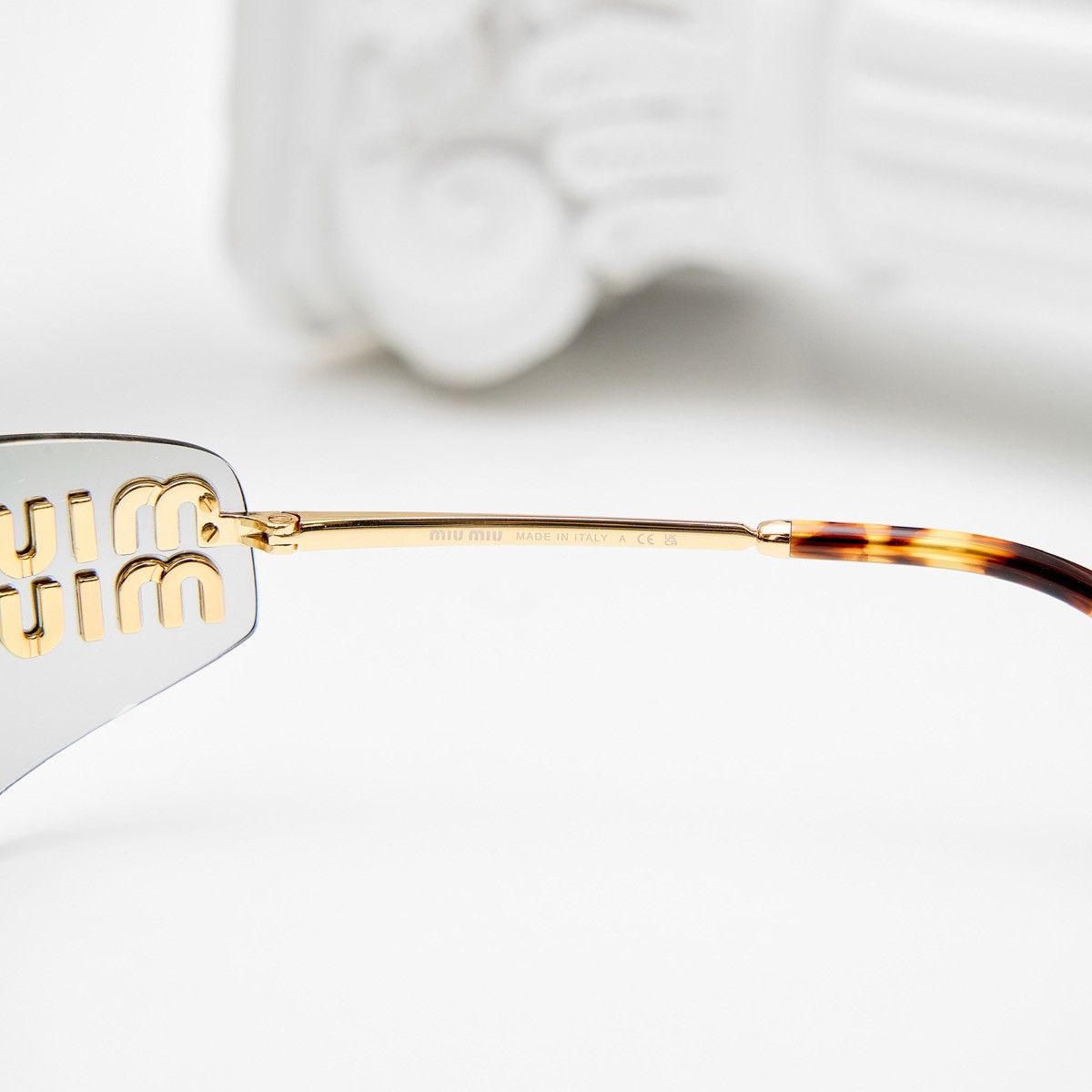 Miu Miu MIU MIU 0MU A51S 5AK50K SUNGLASSES Size ONE SIZE - 4 Thumbnail