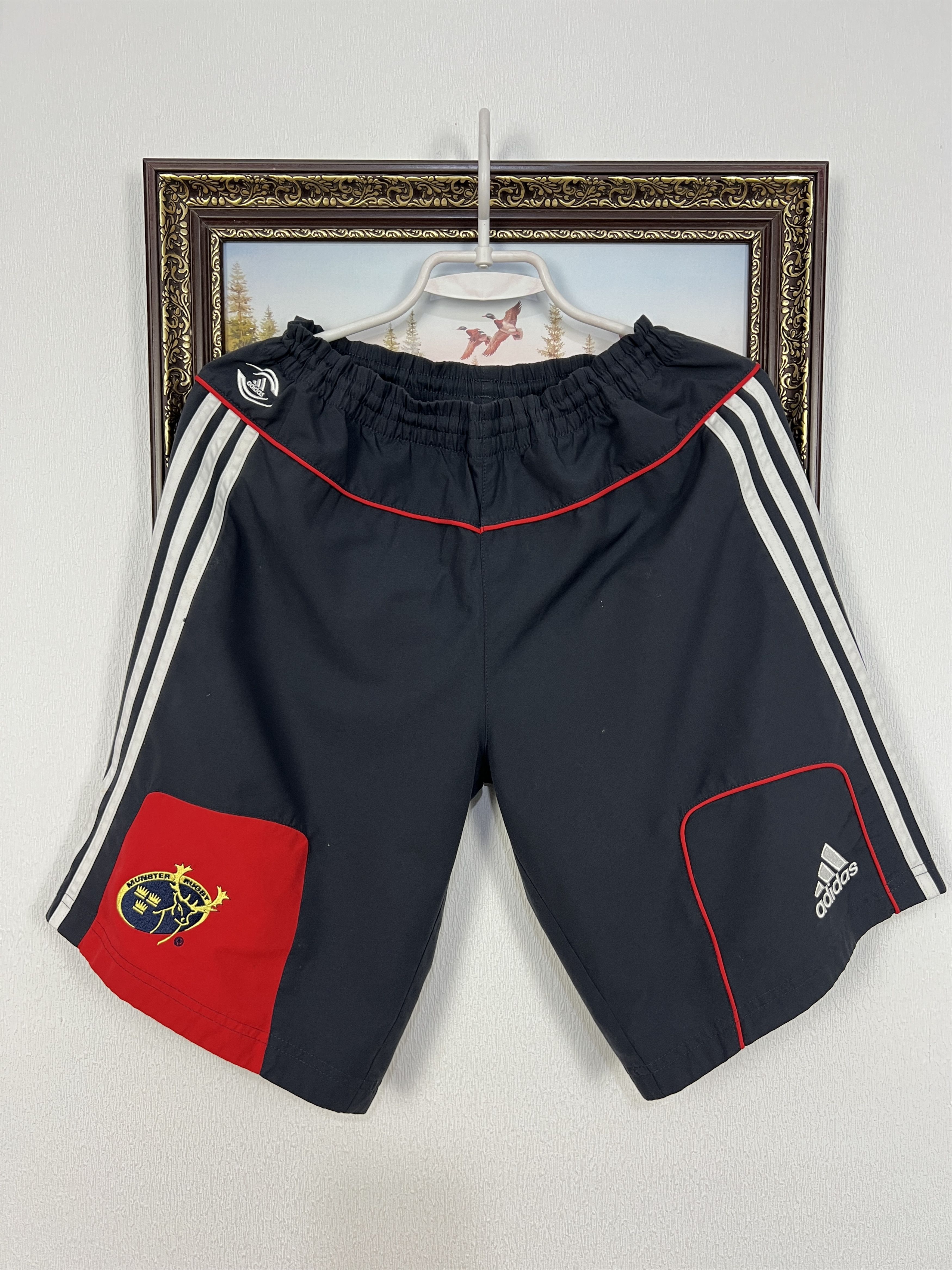 Adidas Vintage Adidas Munster Rugby Union Mens Shorts Rare M Size US 32 / EU 48 - 1 Thumbnail