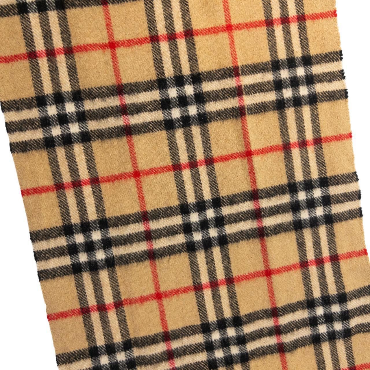Burberry Vintage Burberry Nova Check Cashmere Tassel Scarf Size ONE SIZE - 5 Thumbnail