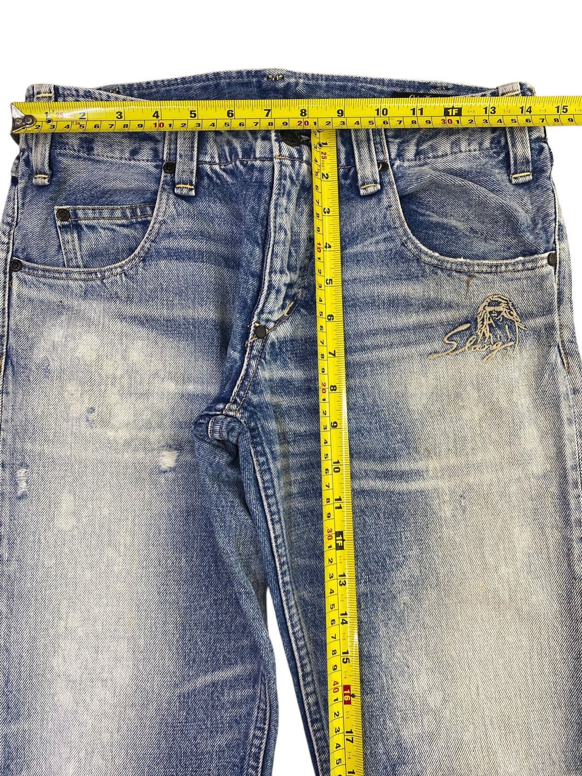 Japanese Brand Japanese Brand Light Wash Style Skinny Jeans Size US 28 / EU 44 - 6 Thumbnail